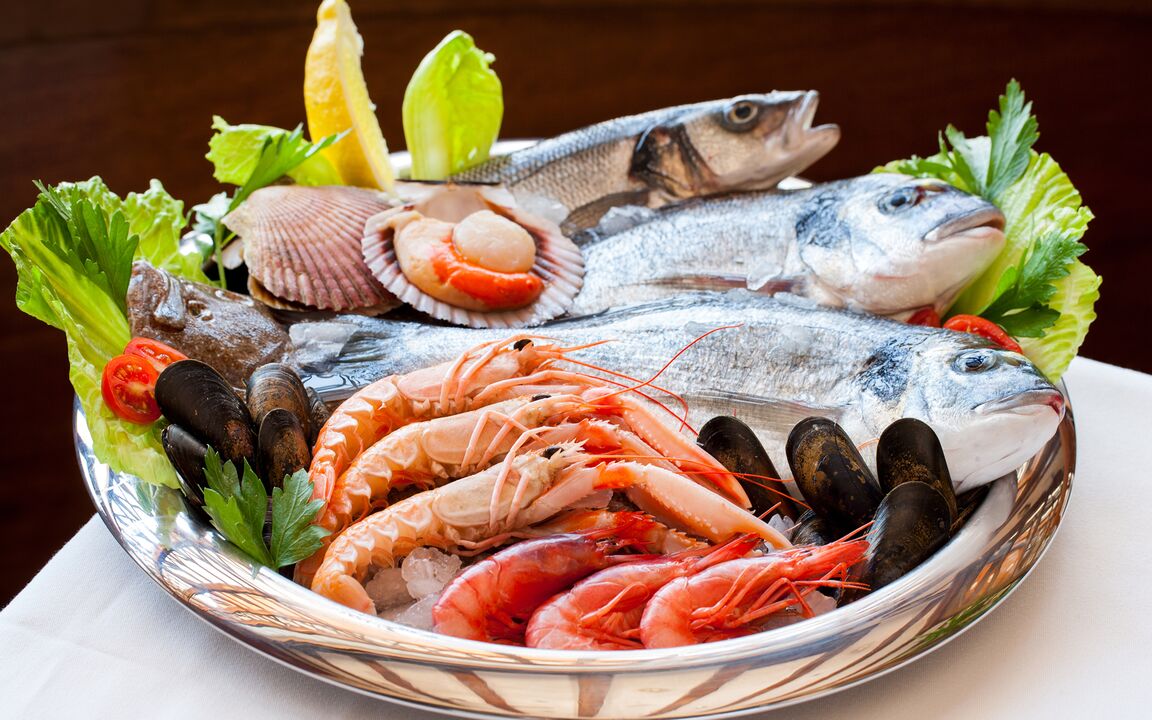 Seafood to increase potency